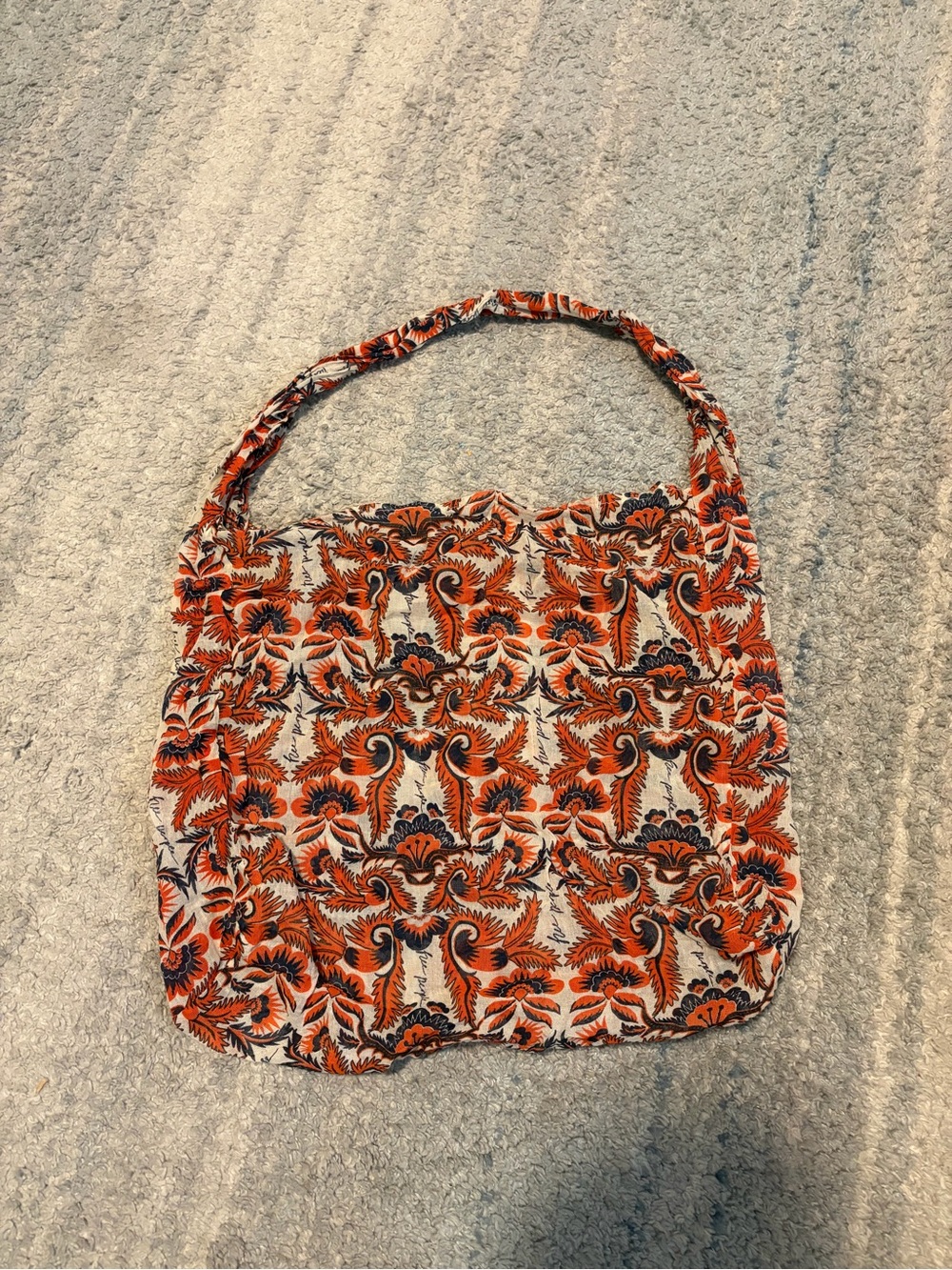 Two Free People Slouchy Tote Hobo Bag Bundle Boho Indie Festival Mixed Print